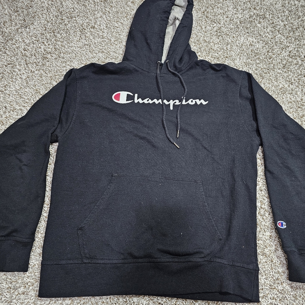 Vintage hoodie champion men's jacket